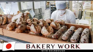 Bread Artist Using 20 Different Types of Flour | CICOUTE BAKERY | Sourdough bread making in Japan