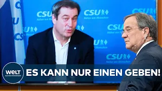 HOCHSPANNUNG! Markus Söder oder Armin Laschet? Wer wird Kanzlerkandidat der Union? I WELT News