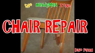 Cracked Chair Leg Repair