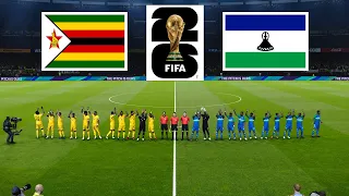 Zimbabwe vs Lesotho ● FIFA World Cup 2026 Qualification | 7 June 2024 Gameplay