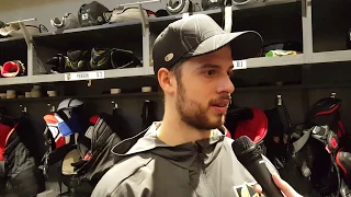 Tomas Hyka post game Los Angeles Kings at Vegas Golden Knights 27 february 2018