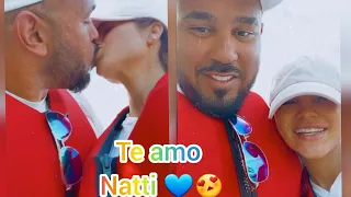 PINA RECORDS Y NATTI NATASHA - confirman su relacion en un live de instagram 💙