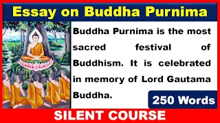 Essay on Buddha Purnima/Jayanti In English | Buddha Jayanti/Buddha Purnima Essay In English