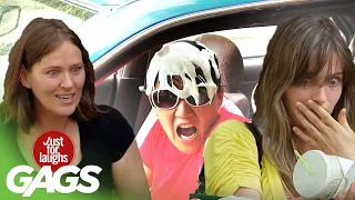Hilarious Spilling Ice Cream on Strangers, Cops Getting Stuck and MORE | Just For Laughs Compilation