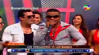 COMBATE: Pantera Zegarra y Christian Dominguez Cantan como Dylan y Lenny 03/07/13