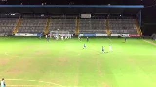 Halifax Score with 3 seconds to go in the Relegation 6 pointer v Boreham Wood