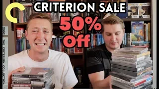 Barnes and Noble's 50% Off Criterion Sale Blu-Ray Haul