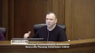 Planning Commission Meeting - Emeryville, CA - March 28, 2024