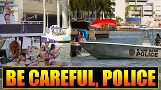 THE POLICE IS WATCHING BUT SHE WANTS TO HAVE FUN  | BOAT ZONE