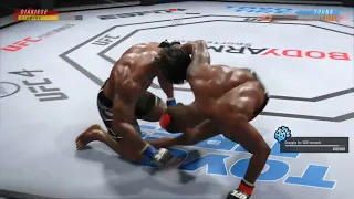 ufc 4 + ragdoll physics = funny knockout