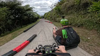 Speeding down the Luge - Rotarua (Go Pro HERO 12 footage)