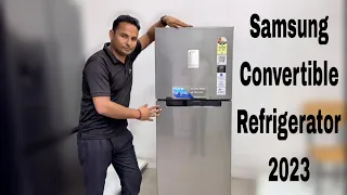 Latest Samsung 256 Liter 2 Star Convertible Refrigerator 2023 | RT30 Series | Demo and Unboxing