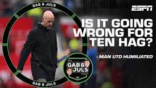 ‘Pathetic! How can it be this bad?!’ How Ten Hag got his tactics so wrong vs. Brighton | ESPN FC