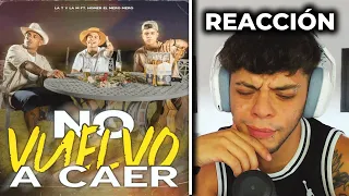 (REACCIÓN) LA T Y LA M Ft. HOMER EL MERO MERO - No Vuelvo a Caer (Video Oficial)