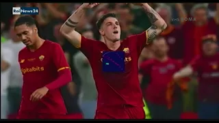 Diretta tv festeggiamenti a Roma immediatamente dopo vittoria finale di Conference League 2022