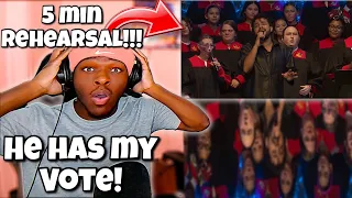 Gabriel Henrique - Oh Happy Day | REACTION | WITH INCREDIBLE CHOIR!!!