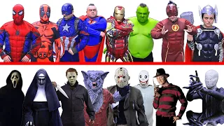 Superheroes VS Super Scary Guys