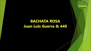 Juan Luis Guerra - Bachata Rosa (Karaoke/Pista)