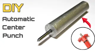 How To Make Automatic Center Punch Using Old Spark Lighter | DIY Center Punch | By - CreativeShivaji