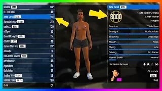 RANK 8000 IN GTA ONLINE! - Is This Even Possible & How Long It Would Take To Reach OVER Level 8000!