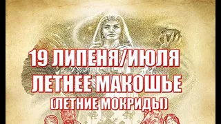 19-27 июля Летние Мокриды или Мокрины. ЛЕТНЕЕ МАКОШЬЕ.