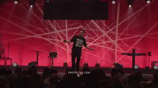 Megachurch Pastor Perry Noble swears during sermon and says if you're offended "you're the problem