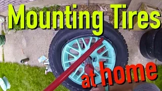 How to mount tires at home - Dirtcheapdaily : Ep.9