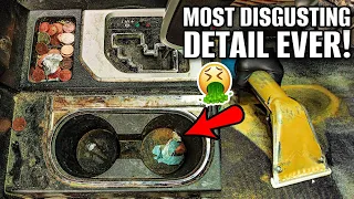 Deep Cleaning The Nastiest Work Truck EVER! Complete Disaster Detailing A Car & Restoration!