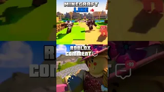 Minecraft vs Roblox 🤙🤙🤙