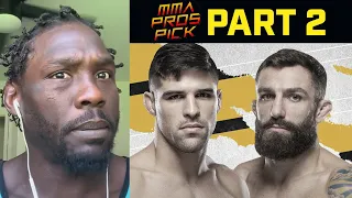 MMA Pros Pick ✅ Michael Chiesa vs. Vicente Luque - Part 2 👊 UFC 265