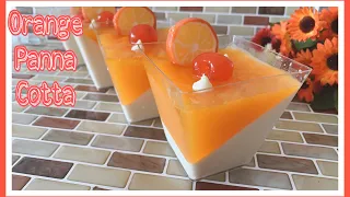 Italian Dessert Orange Panna Cotta