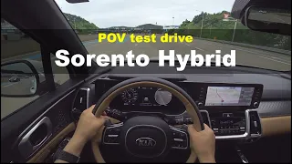 KIA Sorento Hybrid POV test drive