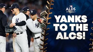 The New York Yankees advance to the ALCS!! They beat the Guardians in Game 5 of ALDS to move on!