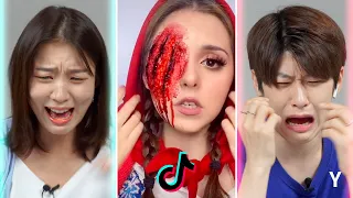 Korean Guy&Girl React To ‘If Disney Princesses Died’ TikTok for the first time (*Warning) | Y