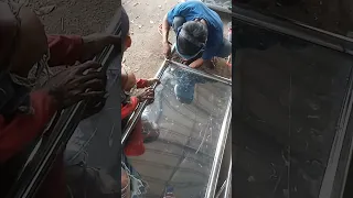 🔵PROSES PEMASANGAN PLAT STAINLESS UNTUK PINTU GERBANG