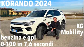 KG Mobility KORANDO 2024: benzina e gpl, 0-100 in 7,6 secondi. Prezzi da 25.940 euro