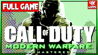 CALL OF DUTY MODERN WARFARE REMASTERED Full Game Walkthrough - 4K60FPS MAX SETTINGS - No Commentary