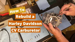 Harley Davidson CV Carburetor Rebuild for the 1990 Sportster
