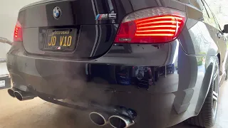 2009 BMW e60 M5 GTHaus Meisterschaft GTC Exhaust Section 1,2,&3 Cold Start