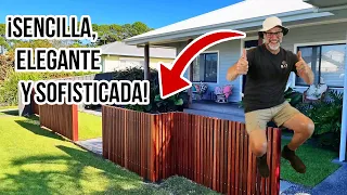 ¡Construye esta valla para lograr un atractivo exterior espectacular!