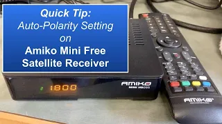 Auto Polarity Setting - Amiko Mini Satellite Receiver