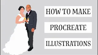 How to draw faceless portraits - Procreate Illustrations - How to (Super easy)