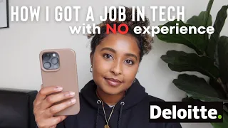 How I Got a Job in Tech...with NO Experience😅