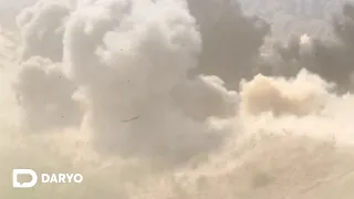 Namanganda topilgan aviatsiya bombalari Popdagi harbiy qism poligonida yo‘q qilindi (video)