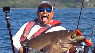 50-pound Grouper on a Kayak and a Broken Rod | Field Trips Panama | Field Trips with Robert Field