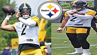 Pittsburgh Steelers OTA’s Day 3 HIGHLIGHTS: Justin Fields shows off *READ-OPTIONS* & FOOTWORK! 🫢