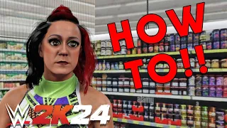 How to Set up A Custom Arena in WWE2K24 #wwe2k24