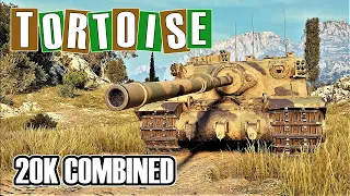 WoT Tortoise Gameplay ♦ 20K Combined ♦ Tank Destroyer Review