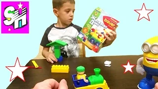 Видео для Детей Конструктор Бауэр Железная Дорога Videos for Kids Constructor Bauer railroad