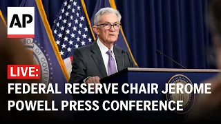 LIVE: Federal Reserve Chair Jerome Powell press conference after Open Market Committee meetings